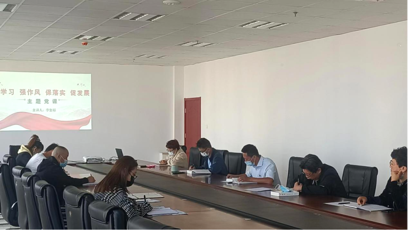 化工書院聯合黨支部開展轉作風、防風險、促發展系列工作