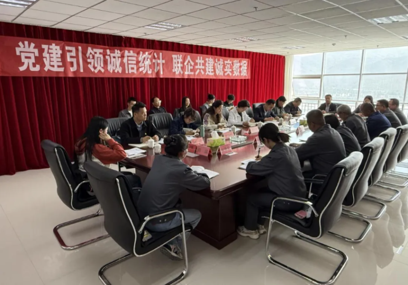 &zwnj;&ldquo;黨建引領誠信統計 聯企共建誠實數據&rdquo;&mdash;&mdash;公司黨委與國家統計局大通調查隊開展主題黨日活動